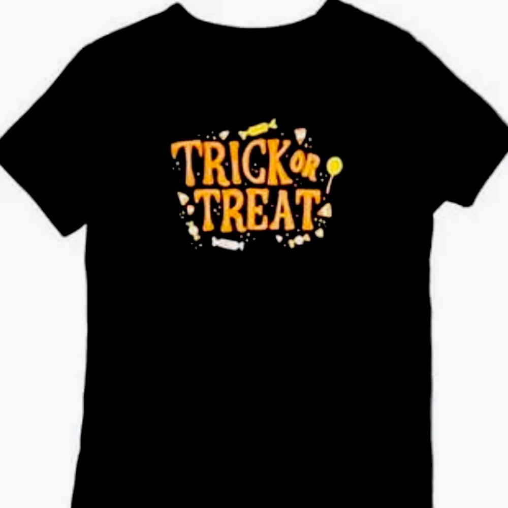 Hyde and Eek pj black shirt with “Trick or Treat XXL
